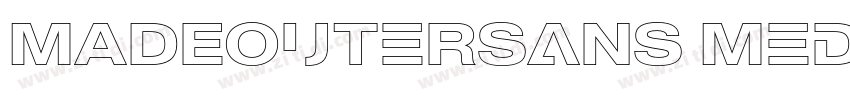 MADEOuterSans Medium字体转换 MADEOuterSans Medium字体转换